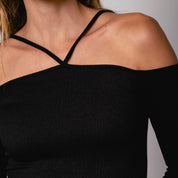 BLUSA AJUSTADA LARGA MANGA LARGA BOIR