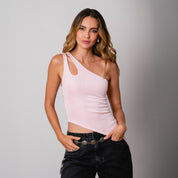 BLUSA AJUSTADA LARGA TIRAS SWO