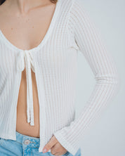 BLUSA SEMI AMPLIA MANGA LARGA BURNE