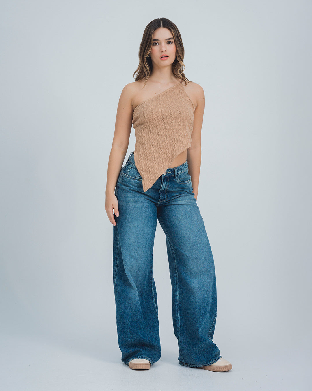 BLUSA AJUSTADA LARGA MANGA SISA ARICA