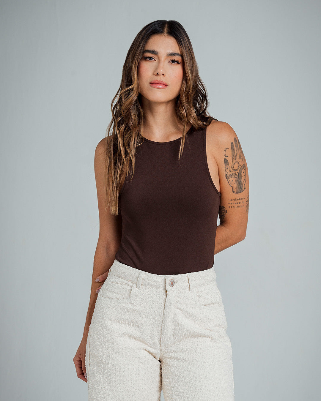 BODY TIRO BAJO MANGA SISA MACHIATO