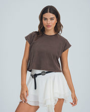 CAMISETA AMPLIA LARGA MANGA CORTA LATIN