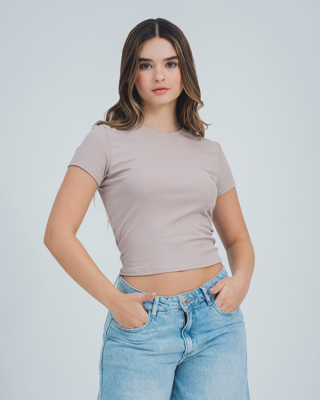 CAMISETA AJUSTADA LARGA MANGA CORTA MADE