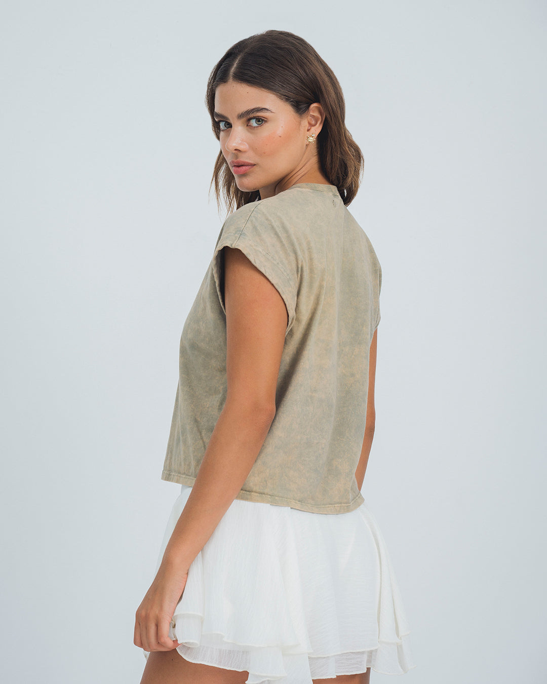 CAMISETA BOXY MANGA CORTA BRES