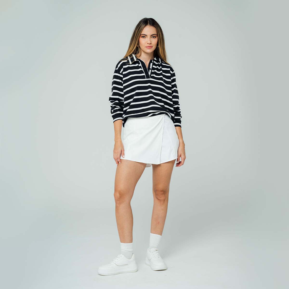 FALDA SHORT TALLE MEDIO DUBLIN