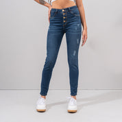 JEAN SKINNY TALLE ALTO CABRO