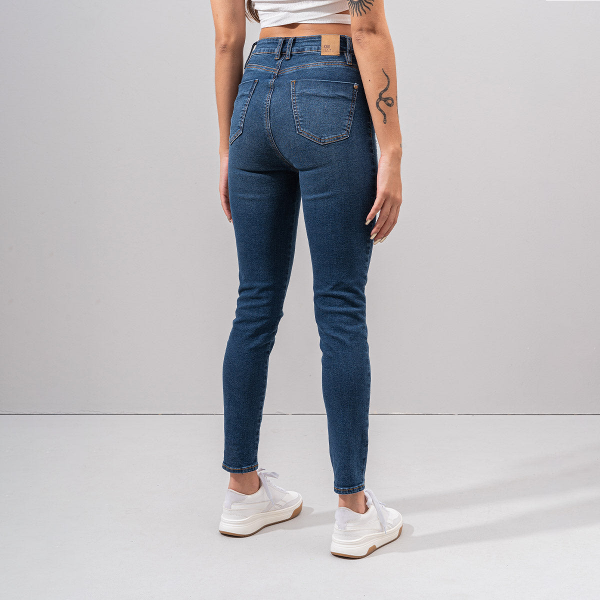 JEAN SKINNY TALLE ALTO CABRO