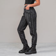 JEAN MOMFIT TALLE ALTO FOIL