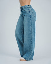 JEAN WIDE LEG TALLE ALTO PEPA