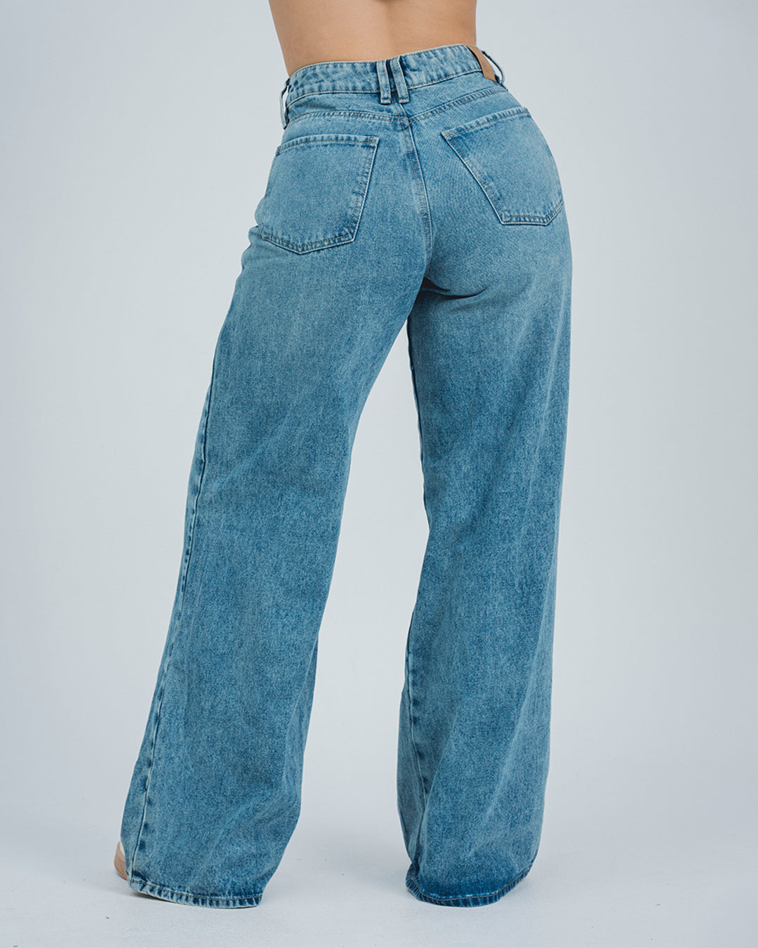 JEAN WIDE LEG TALLE ALTO PEPA