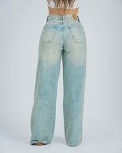 JEAN WIDE LEG TALLE ALTO GRAPE