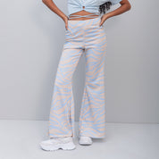 PANTALON BOTA CAMPANA TALLE ALTO CLARITO
