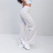 PANTALON BOTA CAMPANA TALLE ALTO CLARITO