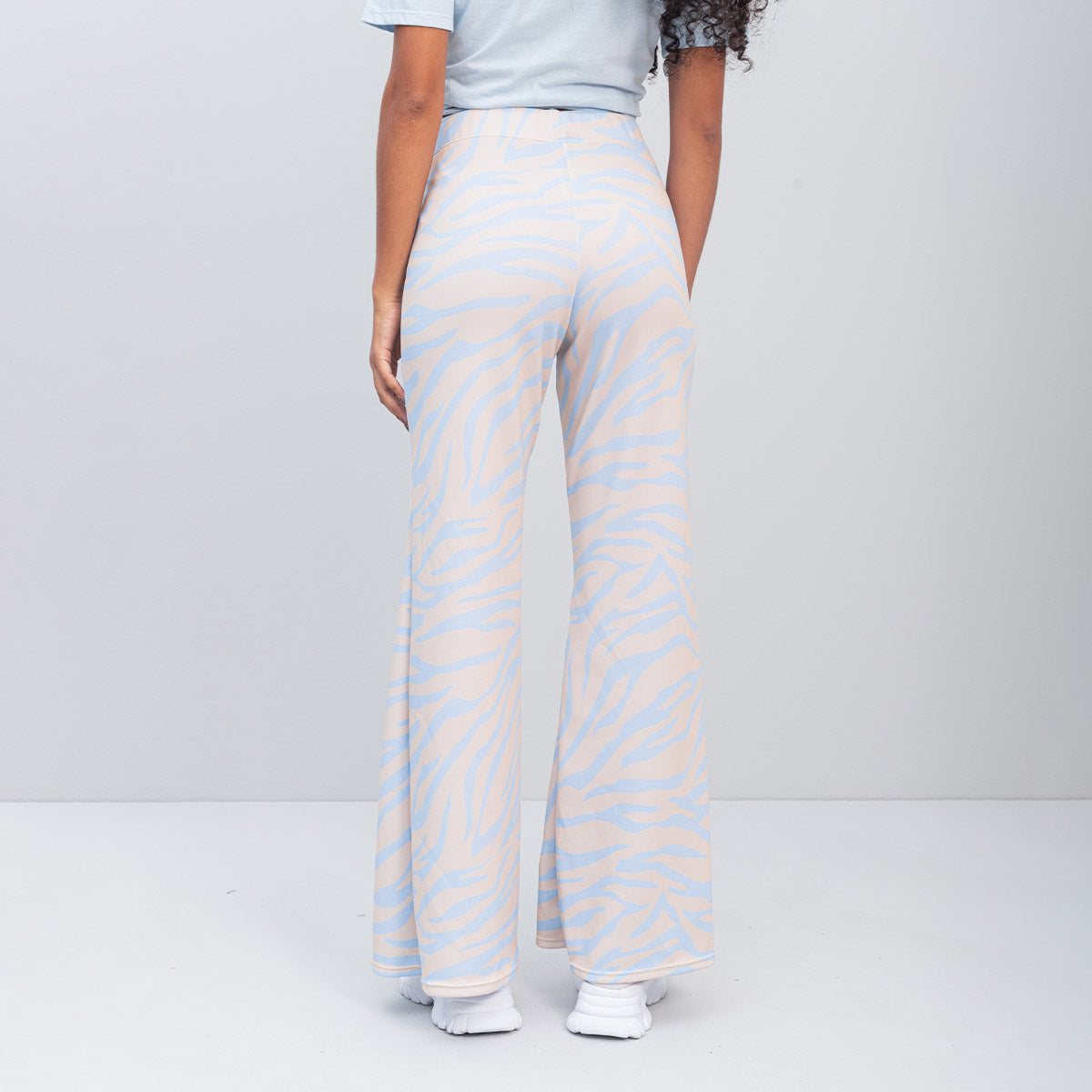 PANTALON BOTA CAMPANA TALLE ALTO CLARITO