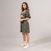 VESTIDO AMPLIO CORTO MANGA CORTA ALREA