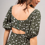 VESTIDO AMPLIO CORTO MANGA CORTA ALREA