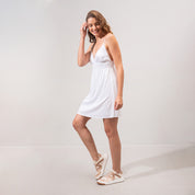 VESTIDO AMPLIO CORTO TIRAS AVICII