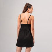 VESTIDO AMPLIO CORTO TIRAS GRINE