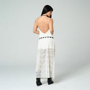 VESTIDO AMPLIO LARGO TIRAS WASSILY