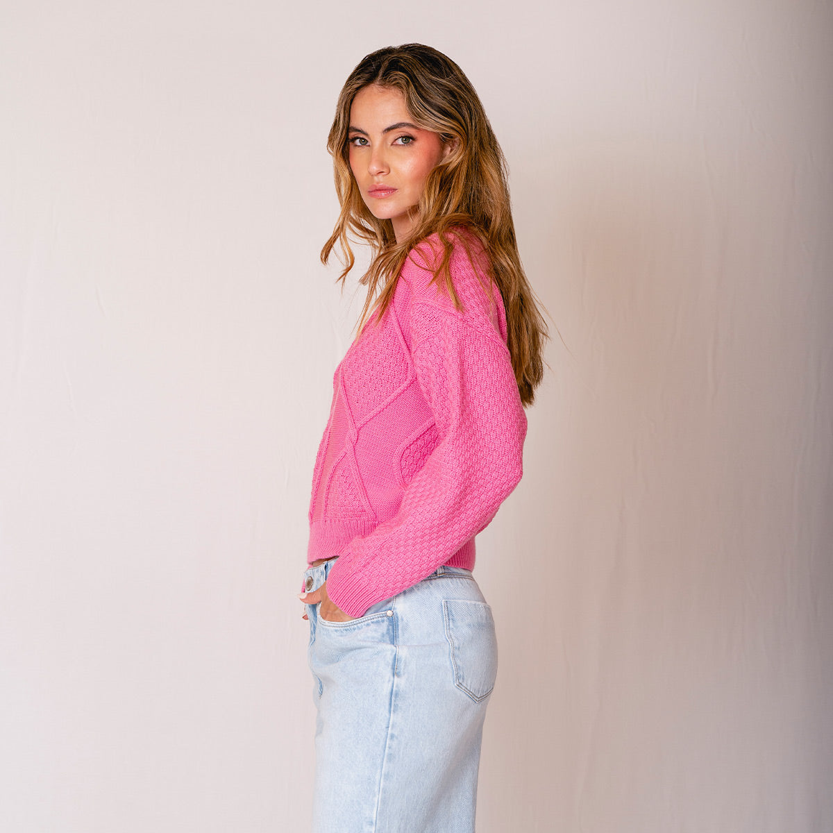 SUETER TEJIDO ALGODON