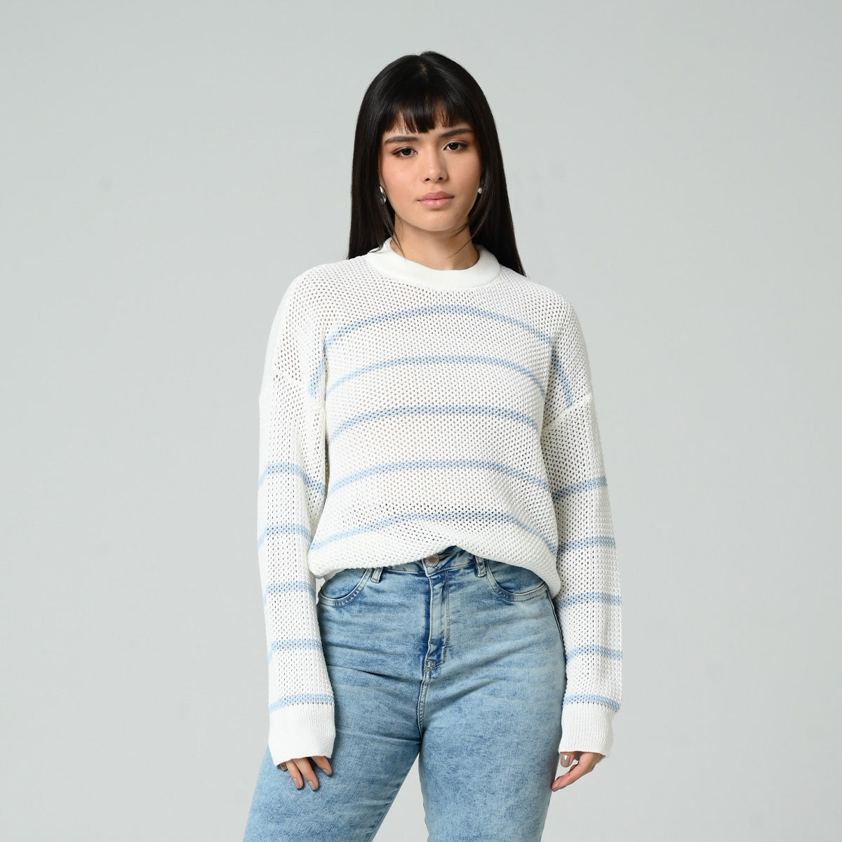 SUETER TEJIDO LANYEL