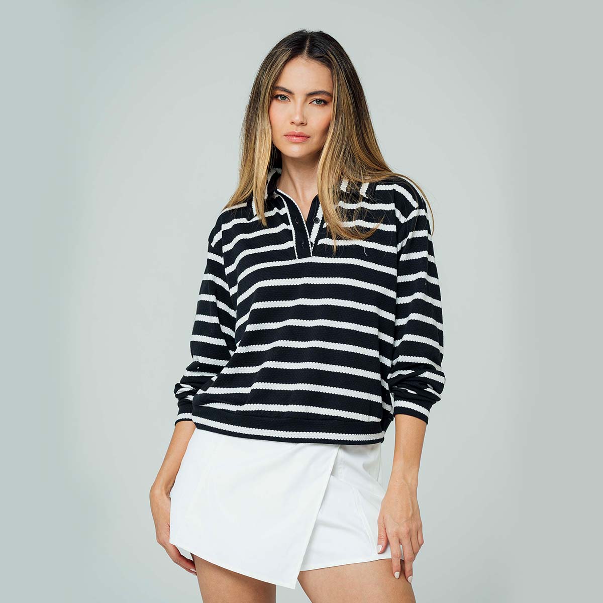 SUETER POLO LARGO YELA