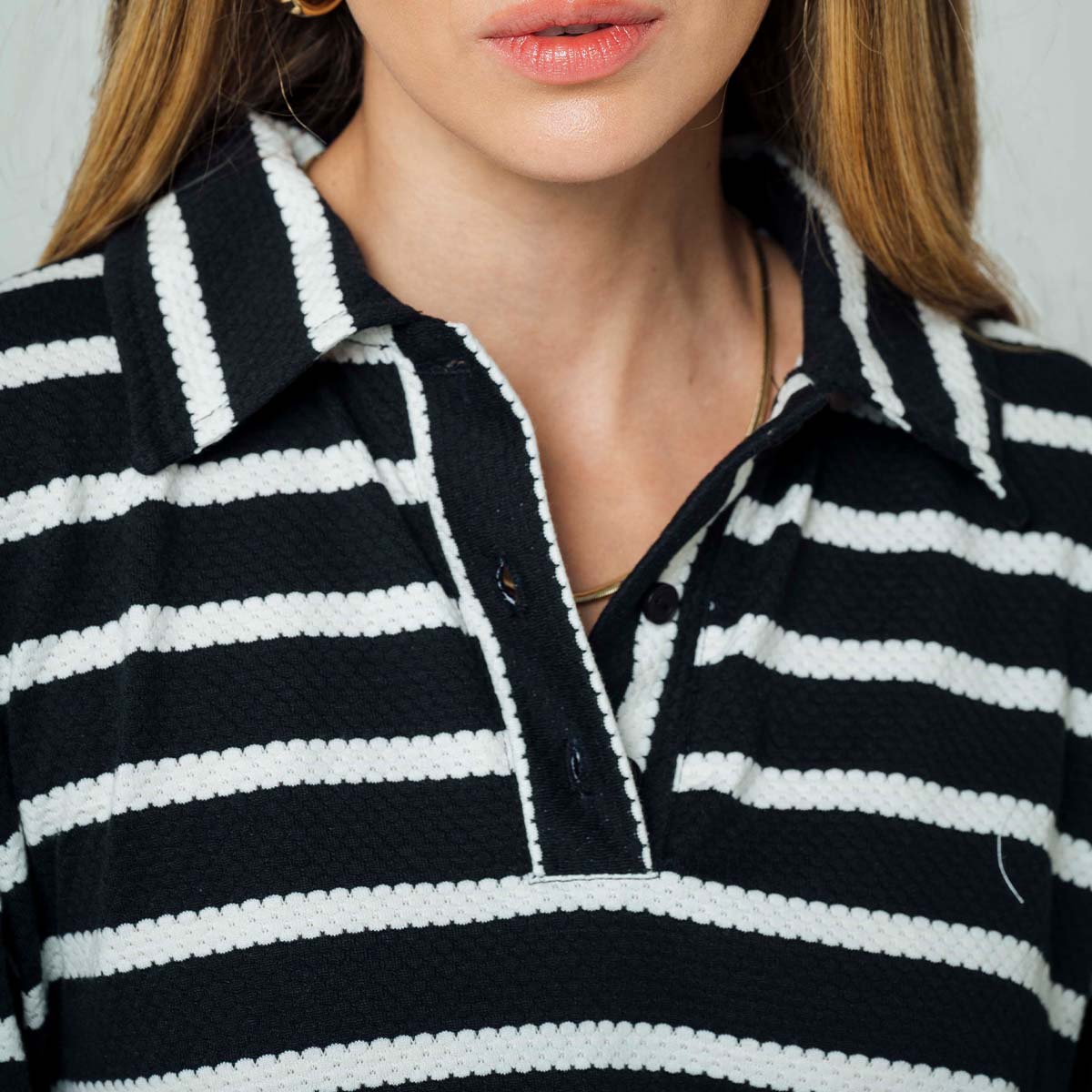 SUETER POLO LARGO YELA