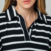 SUETER POLO LARGO YELA