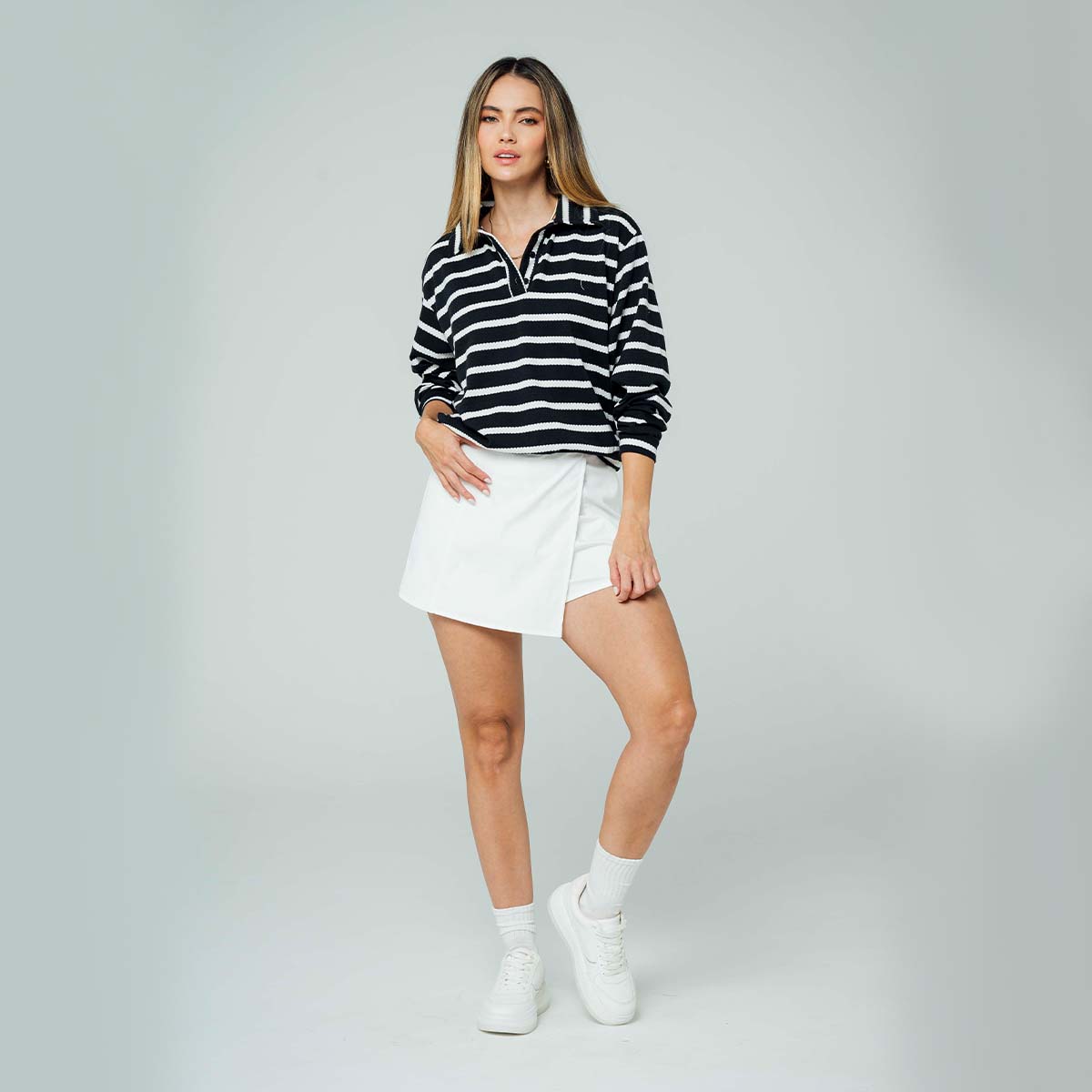 SUETER POLO LARGO YELA