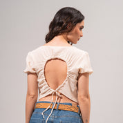 BLUSA AJUSTADA CORTA MANGA CORTA COMPORT