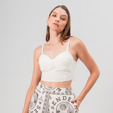 BLUSA AJUSTADA LARGA TIRAS PERONO