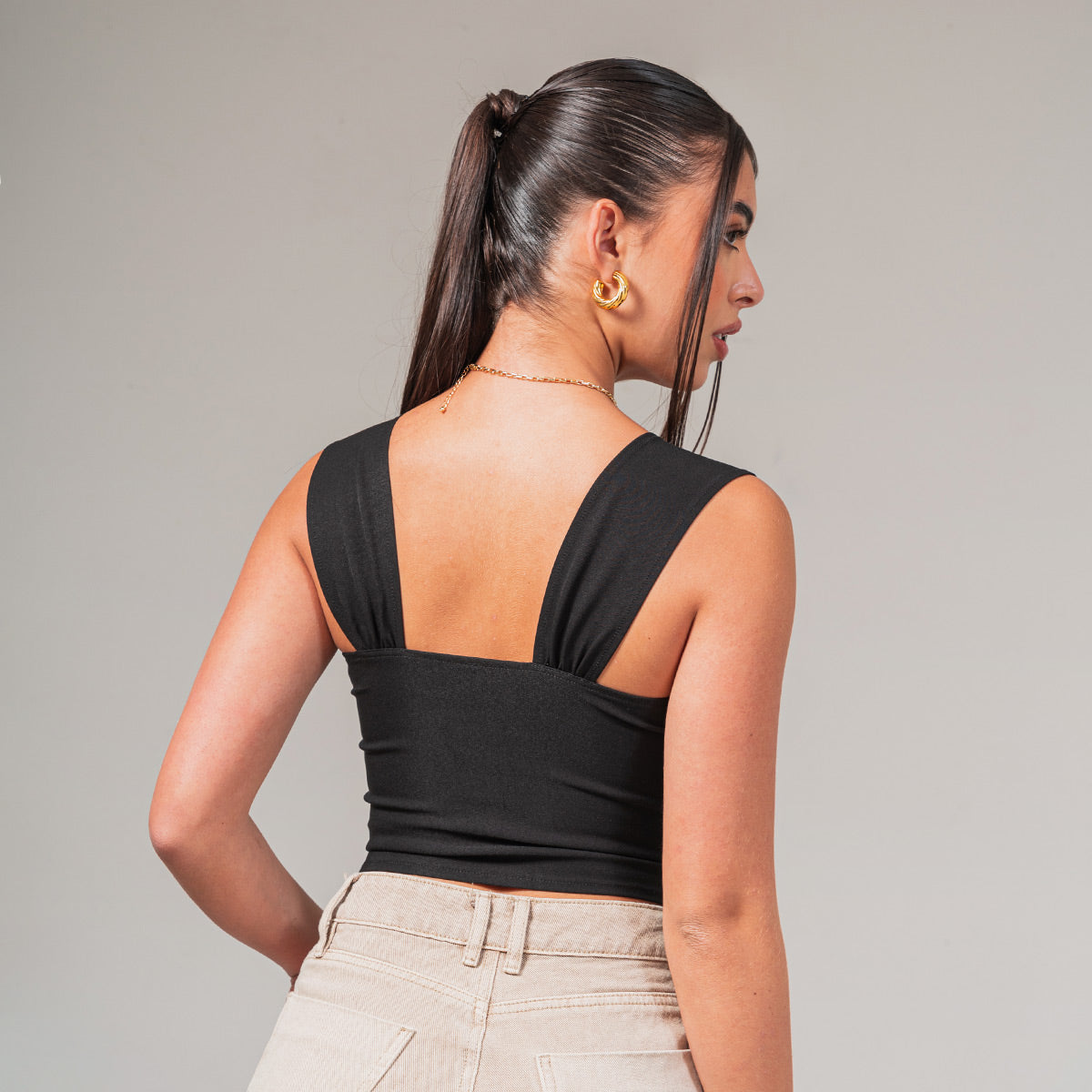 BLUSA AJUSTADA CORTA TIRAS NMAX