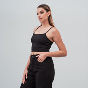 BLUSA AJUSTADA CORTA TIRAS ROCHU