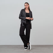 BLUSA AJUSTADA CORTA TIRAS ROCHU