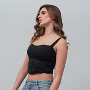 BLUSA AJUSTADA CORTA MANGA SISA LOTEX