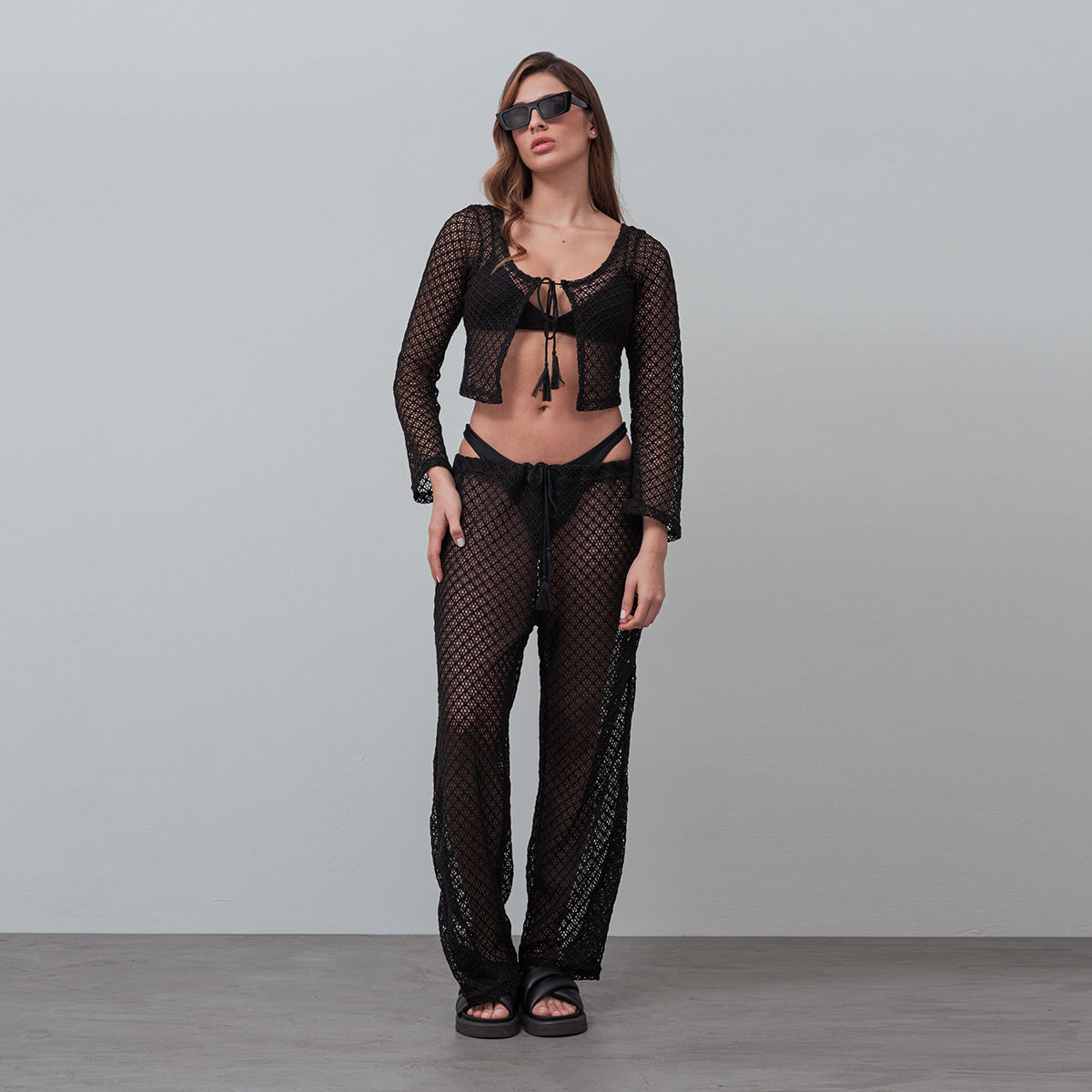 BLUSA SEMI AJUSTADA MANGA LARGA GRULO