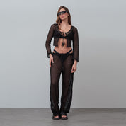 BLUSA SEMI AJUSTADA MANGA LARGA GRULO