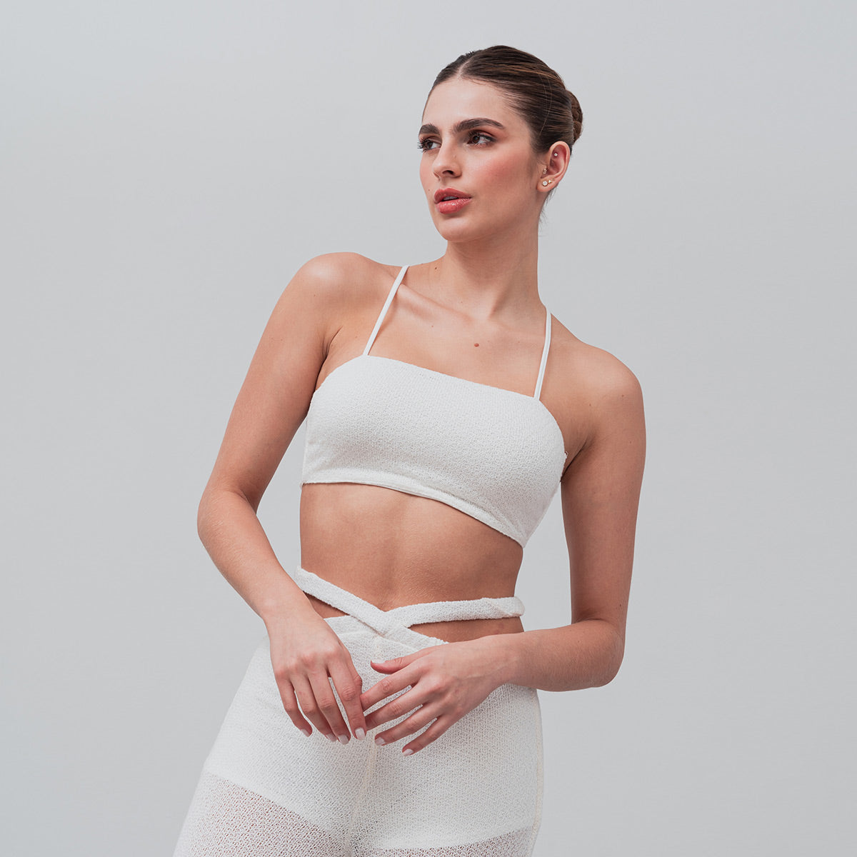 BLUSA AJUSTADA CORTA TIRAS CIEM