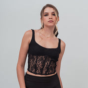 BLUSA AJUSTADA CORTA MANGA SISA CORSE