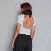 BLUSA AJUSTADA CORTA MANGA CORTA ARKA