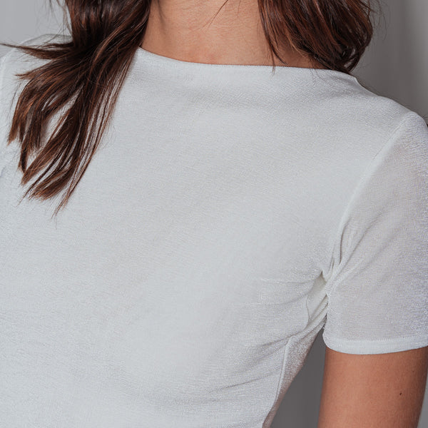 BLUSA AJUSTADA CORTA MANGA CORTA ARKA
