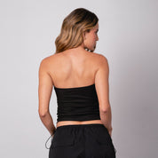 BLUSA AJUSTADA LARGA STRAPLESS TUVOZ