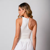 BLUSA AJUSTADA CORTA TIRAS WHOE