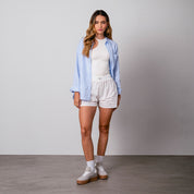 BLUSA AJUSTADA CORTA TIRAS WHOE