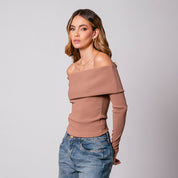 BLUSA SEMI AMPLIA SHOULDERLESS JITA