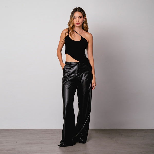 BLUSA AJUSTADA LARGA TIRAS ETA