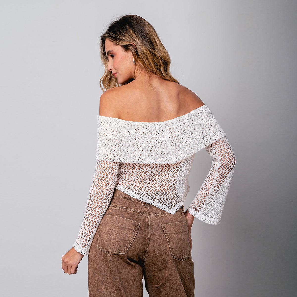 BLUSA SEMI AJUSTADA MANGA LARGA SUBLI