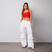 BLUSA AJUSTADA LARGA TIRAS RABIN