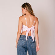 BLUSA AJUSTADA CORTA TIRAS COYU