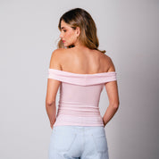 BLUSA AJUSTADA CORTA SHOULDERLESS BITY